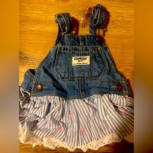 OshKosh B’gosh Babygirl Overall Dress!